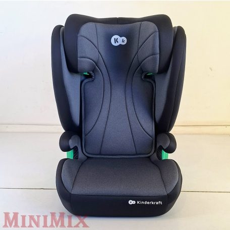 KINDERKRAFT Autósülés Junior Fix 2 100-150 cm Grafit Fekete