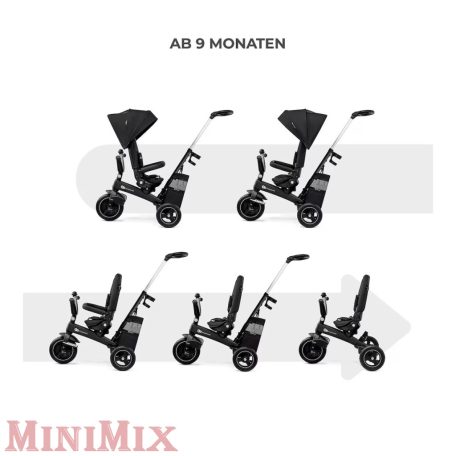 Kinderkraft Easytwist tricikli Black