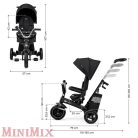 Kinderkraft Easytwist tricikli Black
